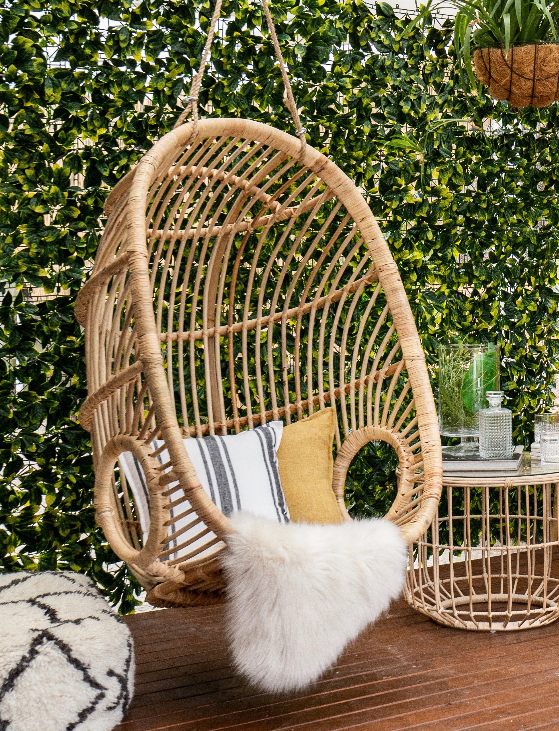 Haus Of Rattan bar hanging chair Afterpay Available Australia Wide