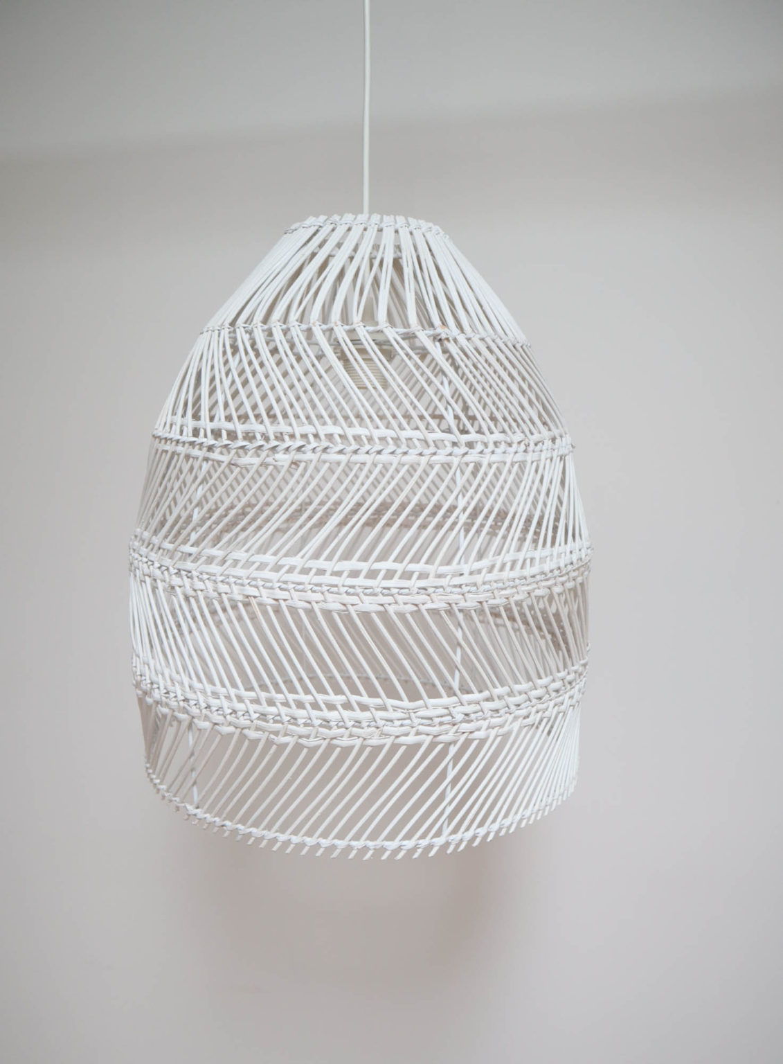 Resort White Rattan Pendant Lamp Shade FREE SHIPPING HAUS OF RATTAN