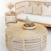 rattan coffee table
