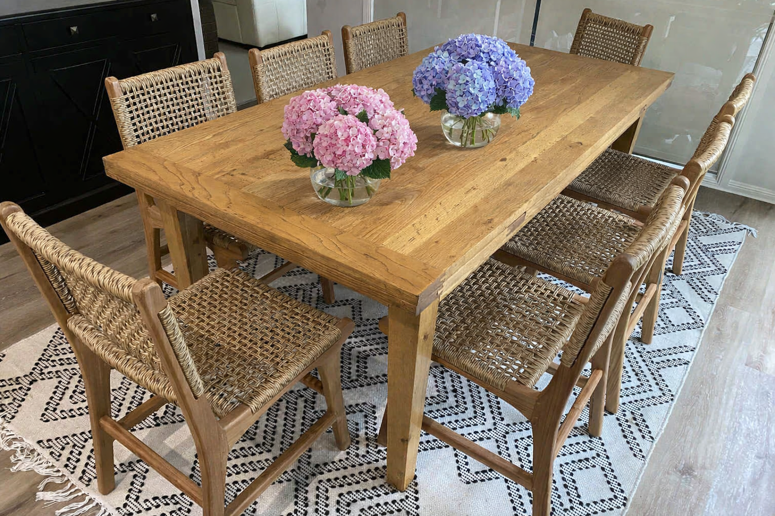 Hydrangea table cent