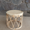 Sasa rattan side table